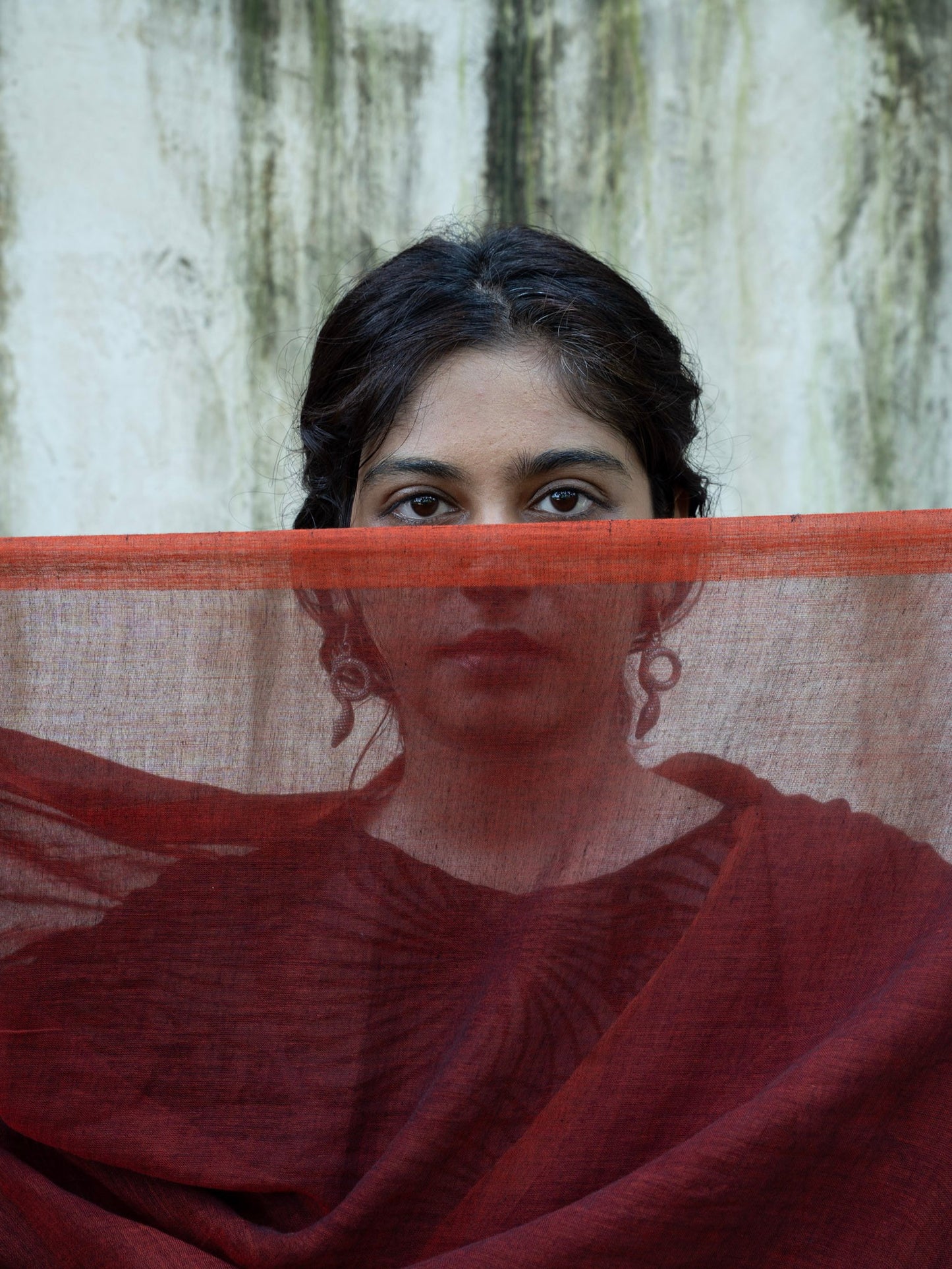 “Maati” Rust Mul Cotton Saree